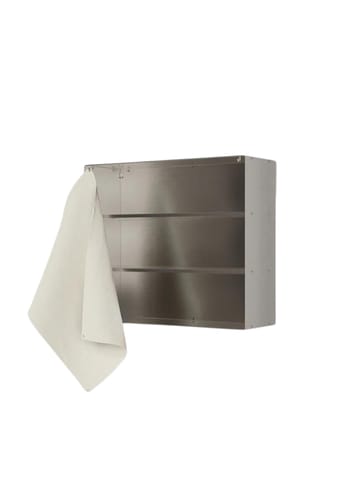 FRAMA - Sistema de prateleiras - Shelf Library Canvas Cabinet - Stainless Steel