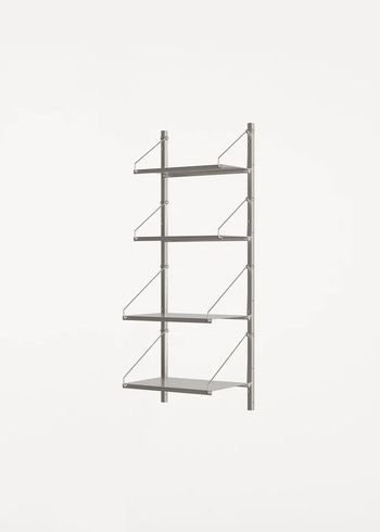 FRAMA - Système de rayonnage - Shelf Library H1048 / Single section - Stainless Steel