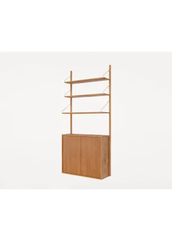 FRAMA - Système de rayonnage - Shelf Library H1852 | Cabinet - Natural oak H1852 | Cabinet Section | M