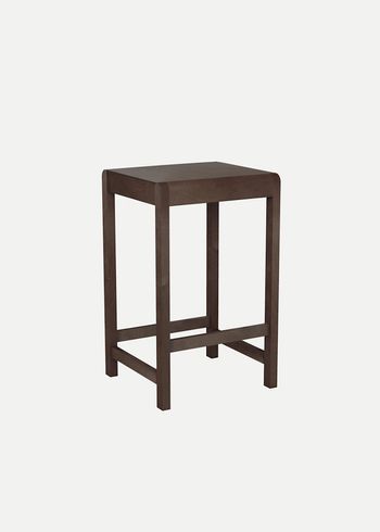 FRAMA - Tabouret - 01 stool - Dark Wood - H65