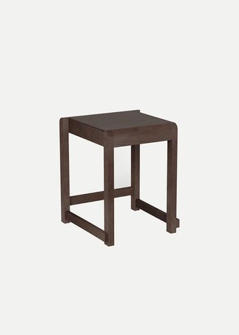 FRAMA - Taburete - Low stool 01 - Dark Wood