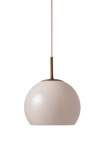 Frandsen - Lampa wisząca - Ball Glass Pendant By Benny Frandsen - Sand Grey Ø18 EU