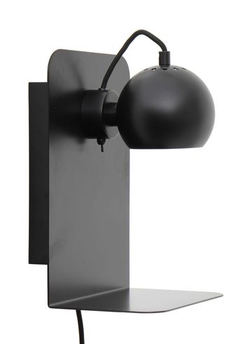 Frandsen - Væglampe - Ball Wall Lamp USB - Black / Matt