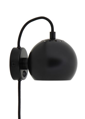 Frandsen - Væglampe - Ball Wall Lamp - Black / Matt