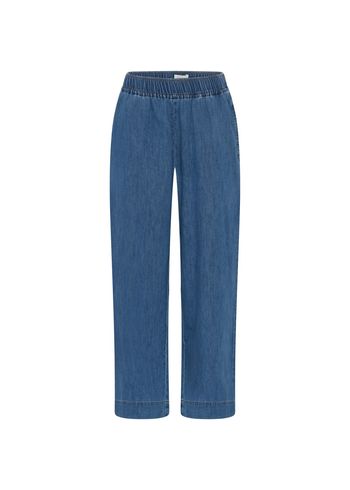 FRAU - Calças - Copenhagen Denim Long Pant - Medium Blue Denim