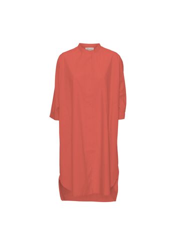 FRAU - Dress - Seoul 2/4 Long Shirt - Hot Coral