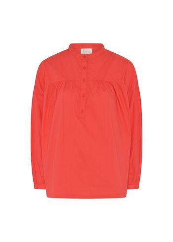 FRAU - Skjorta - Paris LS Shirt - Hot Coral