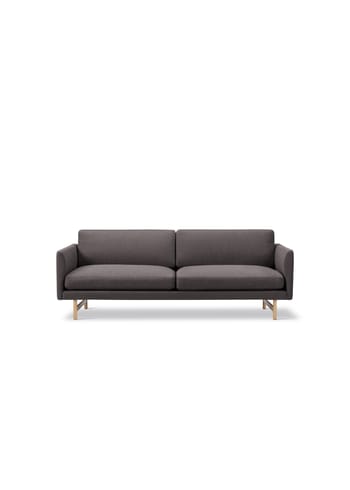 Fredericia Furniture - 2 Person Sofa - Calmo Sofa 95 5652 by Hugo Passos - Ecriture 380 / Lacquered Oak