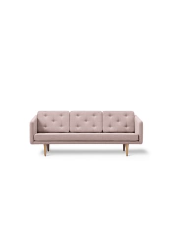 Fredericia Furniture - 3 Person sofa - No. 1 Sofa 2003 by Børge Mogensen - Re-wool 648 / Oak oil