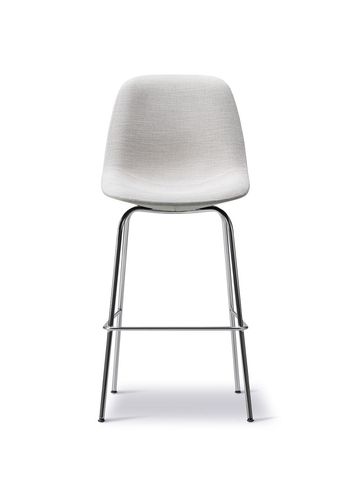 Fredericia Furniture - Bar stool - Eyes 4-Leg Barstool 4830 by Foersom & Hiort-Lorenzen - Clay 12 / Chrome