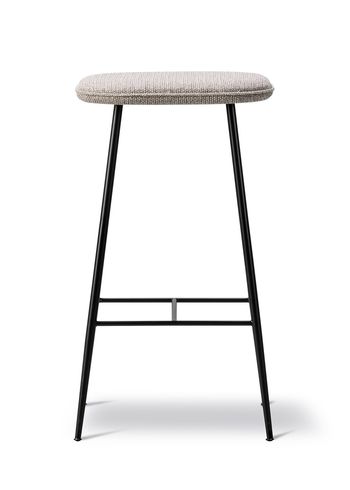 Fredericia Furniture - stołek barowy - Spine Metal Stool 1936 by Space Copenhagen - Savanna 242 / Black Steel