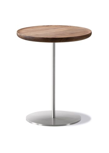 Fredericia Furniture - Junta - Pal Side Table 6751 by Keiji Takeuchi - Oiled Walnut / Brushed Steel