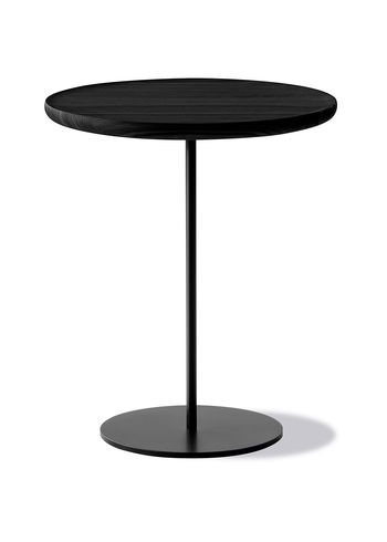 Fredericia Furniture - Table - Pal Side Table 6755 by Keiji Takeuchi - Black Lacquered Oak / Black