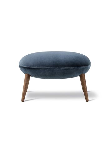 Fredericia Furniture - Fotpall - Swoon Ottoman 1771 by Space Copenhagen - Harald 182 / Smoke Stained Oak