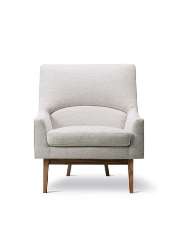 Fredericia Furniture - Fauteuil - A-Chair 6540 by Jens Risom - Hallingdal 110 / Oiled Walnut