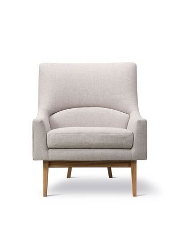 Fredericia Furniture - Fauteuil - A-Chair 6540 by Jens Risom - Sunniva 717 / Lacquered Oak