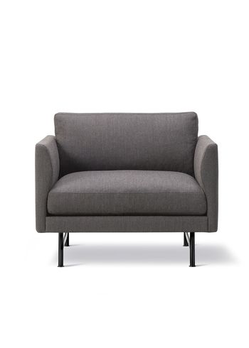 Fredericia Furniture - Fauteuil - Calmo Lounge Chair 80 5621 by Hugo Passos - Fiord 391 / Black