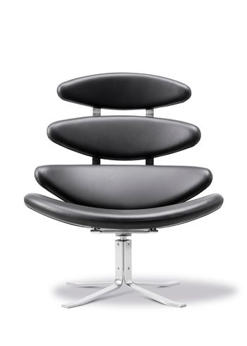 Fredericia Furniture - Fauteuil - Corona Chair 5000 by By Poul M. Volther - Omni 301 Black