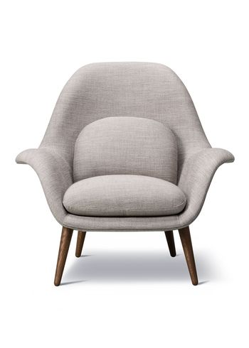 Fredericia Furniture - Fauteuil - Swoon Dining Armchair 1770 by Space Copenhagen - Ruskin 10 / Smoke Stained Oak