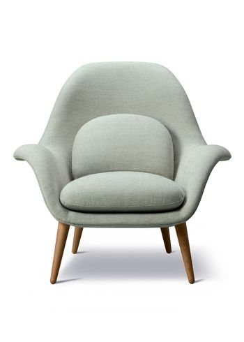 Fredericia Furniture - Fauteuil - Swoon Dining Armchair 1770 by Space Copenhagen - Sunniva 132 / Lacquered Oak