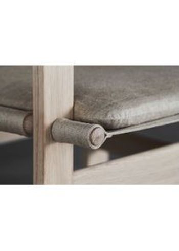 Fredericia Furniture - Fauteuil - The Canvas Chair 2031 by Børge Mogensen - Cushion - Natural Canvas
