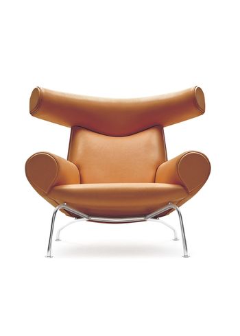 Fredericia Furniture - Fauteuil - Wegner Ox Chair 1000 by Hans J. Wegner - Primo 75 Cognac