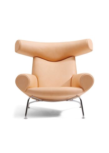 Fredericia Furniture - Fauteuil - Wegner Ox Chair 1000 by Hans J. Wegner - Vegeta 90 Neutral