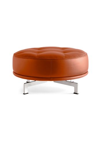 Fredericia Furniture - Pouf - Delphi Ottoman 4509 by Hannes Wettstein - Max 96 Cognac