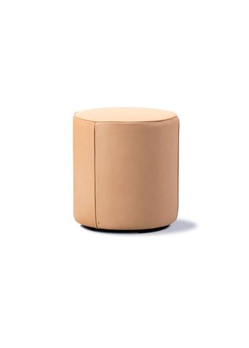 Fredericia Furniture - Poef - Mono Pouf 7421 by Due & Trampedach - Vegeta 90 Natural