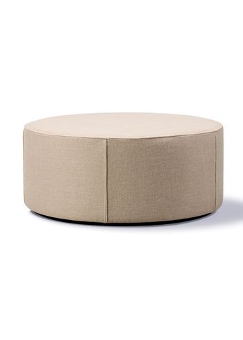 Fredericia Furniture - Pouf - Mono Pouf 7425 by Due & Trampedach - Grand Linen Natural