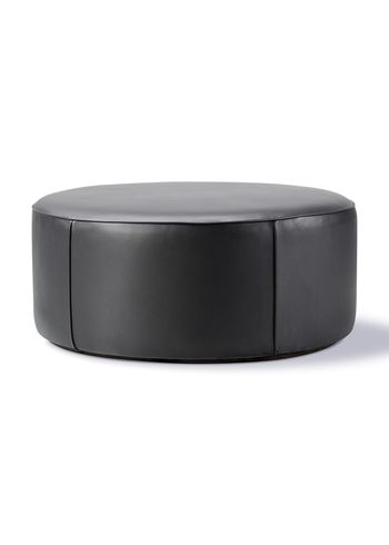 Fredericia Furniture - Puf - Mono Pouf 7425 by Due & Trampedach - Omni 301 Black