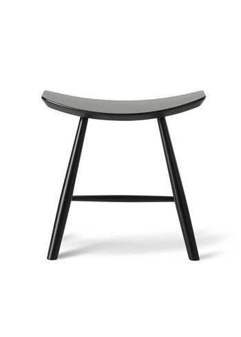 Fredericia Furniture - Pall - J63 Stool 3063 by Ejvind A. Johansson - Black Ash