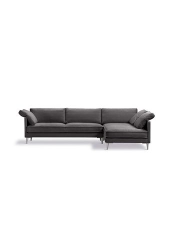 Fredericia Furniture - Couch - EJ295 Chaise Sofa 2945 by Erik Jørgensen Studio - Anta 700/Chrome