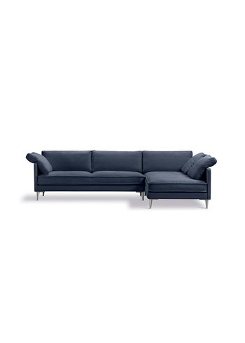 Fredericia Furniture - Couch - EJ295 Chaise Sofa 2945 by Erik Jørgensen Studio - Anta 888/Chrome