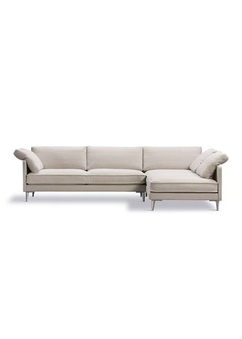 Fredericia Furniture - Soffa - EJ295 Chaise Sofa 2955 by Erik Jørgensen Studio - Anta 214/Chrome
