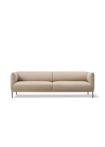 Fredericia Furniture - Kanapa - Konami Sofa 4962 by Damian Williamson - Grand Linen Natural / Black