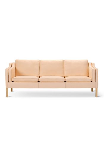 Fredericia Furniture - Canapé - Mogensen 3-Seater Sofa 2213 by Børge Mogensen - Vegeta 90 Natural / Soaped Oak