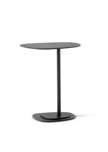 Fredericia Furniture - Stolik kawowy - Insula Picolo Table 5198 by Ernst & Jensen - High - Black Lacquered Aluminium