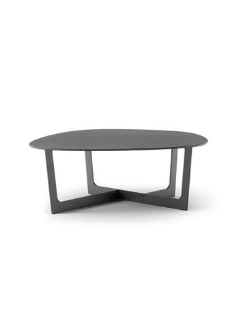 Fredericia Furniture - Stolik kawowy - Insula Table 5191 by Ernst & Jensen - Black Lacquered Aluminium