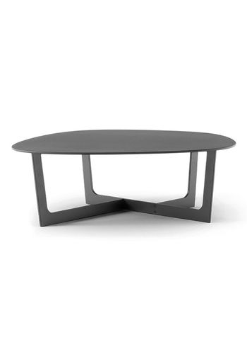 Fredericia Furniture - Mesa de centro - Insula Table 5192 by Ernst & Jensen - Black Lacquered Aluminium