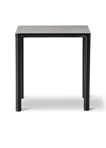 Fredericia Furniture - Sofabord - Piloti Wood Table 6700 by Hugo Passos - H41 - Black Lacquered Oak