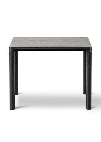 Fredericia Furniture - Table basse - Piloti Wood Table 6705 by Hugo Passos - H35 - Black Lacquered Oak