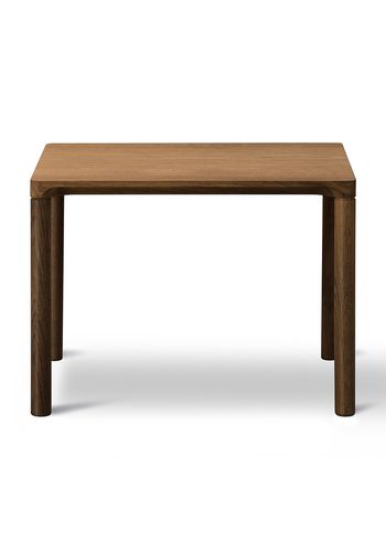 Fredericia Furniture - Mesa de centro - Piloti Wood Table 6705 by Hugo Passos - H35 - Oiled Smoked Oak