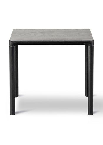 Fredericia Furniture - Sofabord - Piloti Wood Table 6705 by Hugo Passos - H41 - Black Lacquered Oak