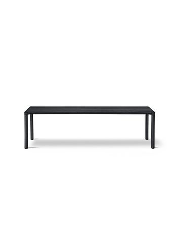 Fredericia Furniture - Couchtisch - Piloti Wood Table 6715 by Hugo Passos - H35 - Black Lacquered Oak