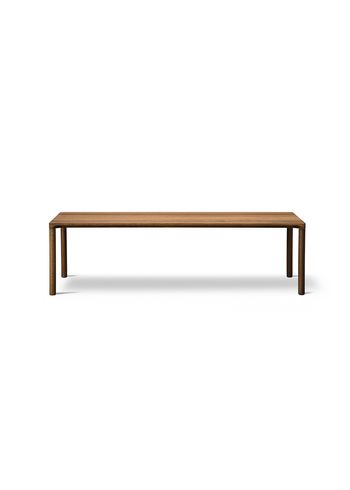 Fredericia Furniture - Table basse - Piloti Wood Table 6715 by Hugo Passos - H35 - Oiled Smoked Oak