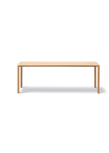 Fredericia Furniture - Couchtisch - Piloti Wood Table 6715 by Hugo Passos - H41 - Light Oiled Oak