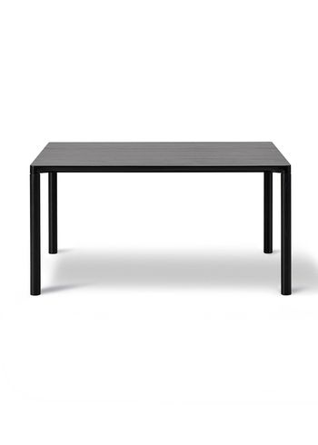 Fredericia Furniture - Coffee table - Piloti Wood Table 6720 by Hugo Passos - H35 - Black Lacquered Oak