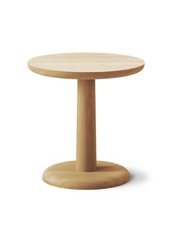 Fredericia Furniture - Mesa de centro - Pon Side Table 1280 by Jasper Morrison - Light Oiled Oak