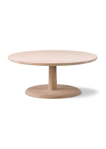 Fredericia Furniture - Mesa de centro - Pon Side Table 1295 by Jasper Morrison - Soaped Oak